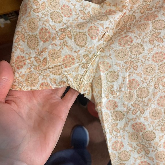 Isabel Marant-style floral 100% cotton blouse - Picture 9 of 11